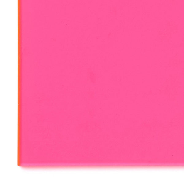 Acrylic Sheet, Florescent Pink/Red, Transparent (#9095) – MakerKraft