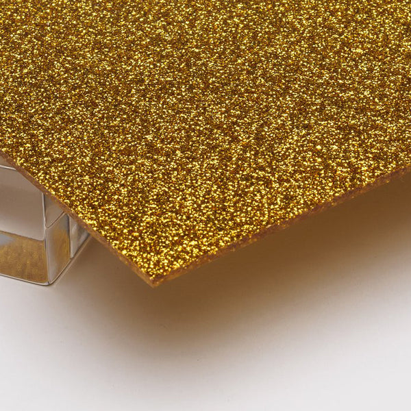 Acrylic (Sparkle) - Gold Sparkle – MakerStock